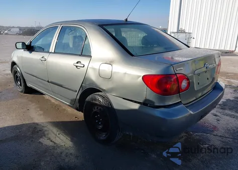 2003 Toyota Corolla Ce из США, поврежденный, VIN 1NXBR32E43Z105237